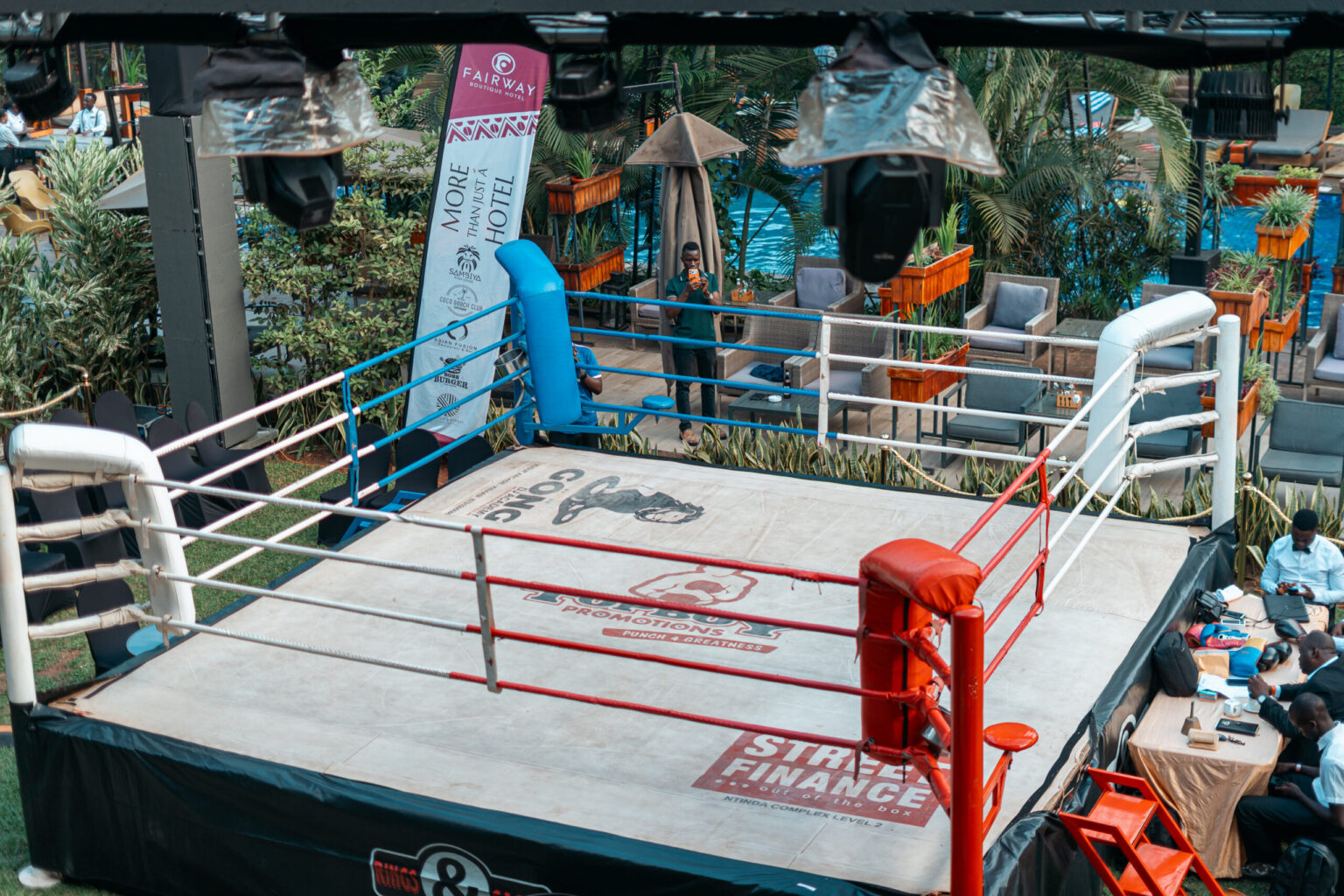 Boxing ring at a UNIFY Impact event